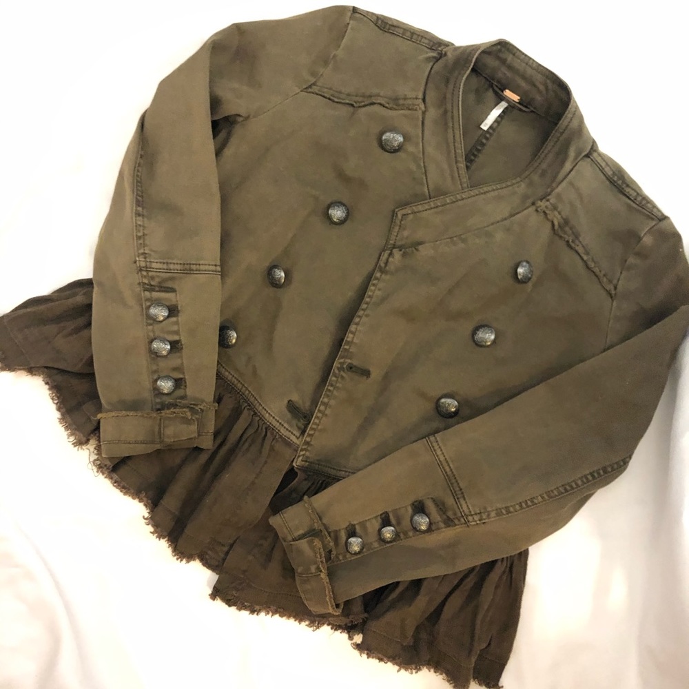 Free People Military Jacket